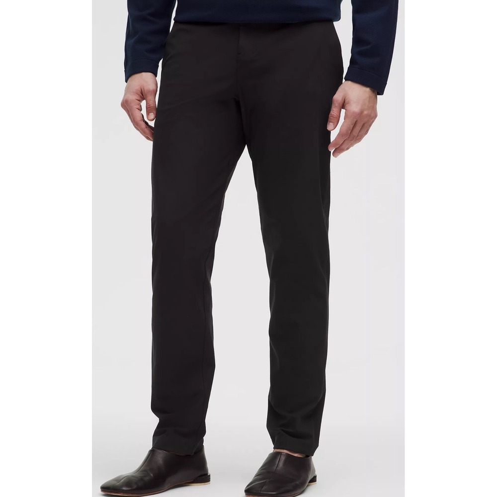 Lululemon ABC Classic-Fit Trouser VersaTwill 30L Black 33x30 New With‎ Tags